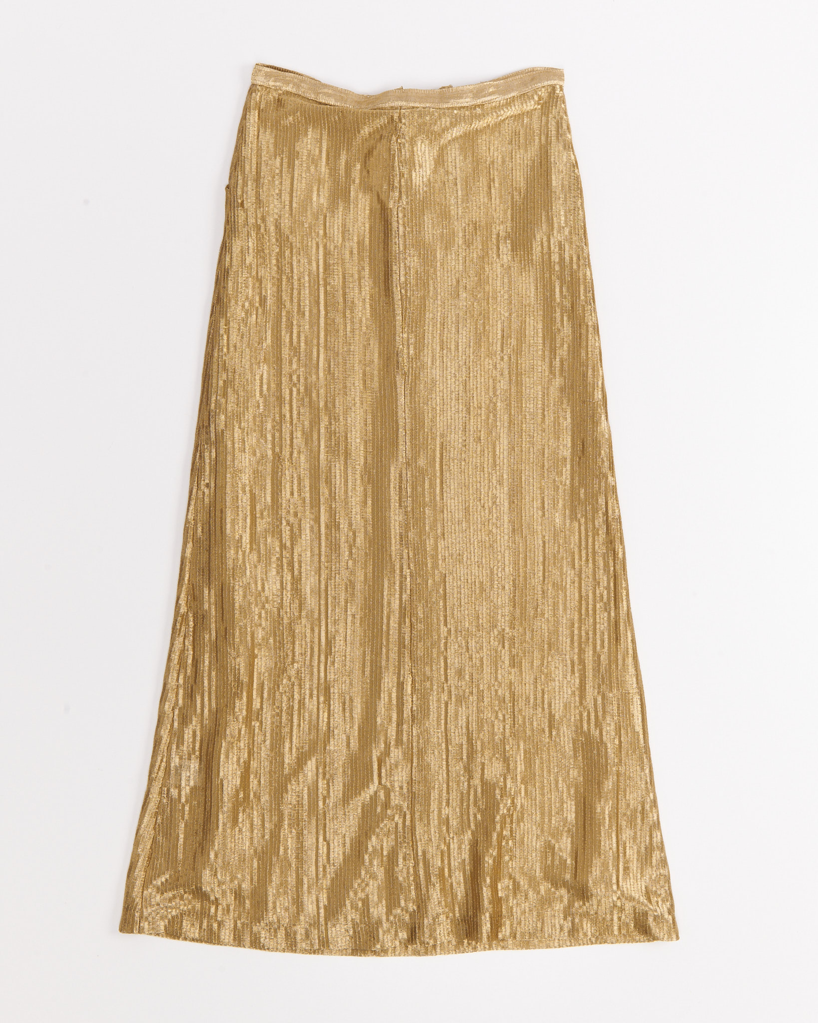 Юбка-макси золотая Blumarine Blumarine — фото 2