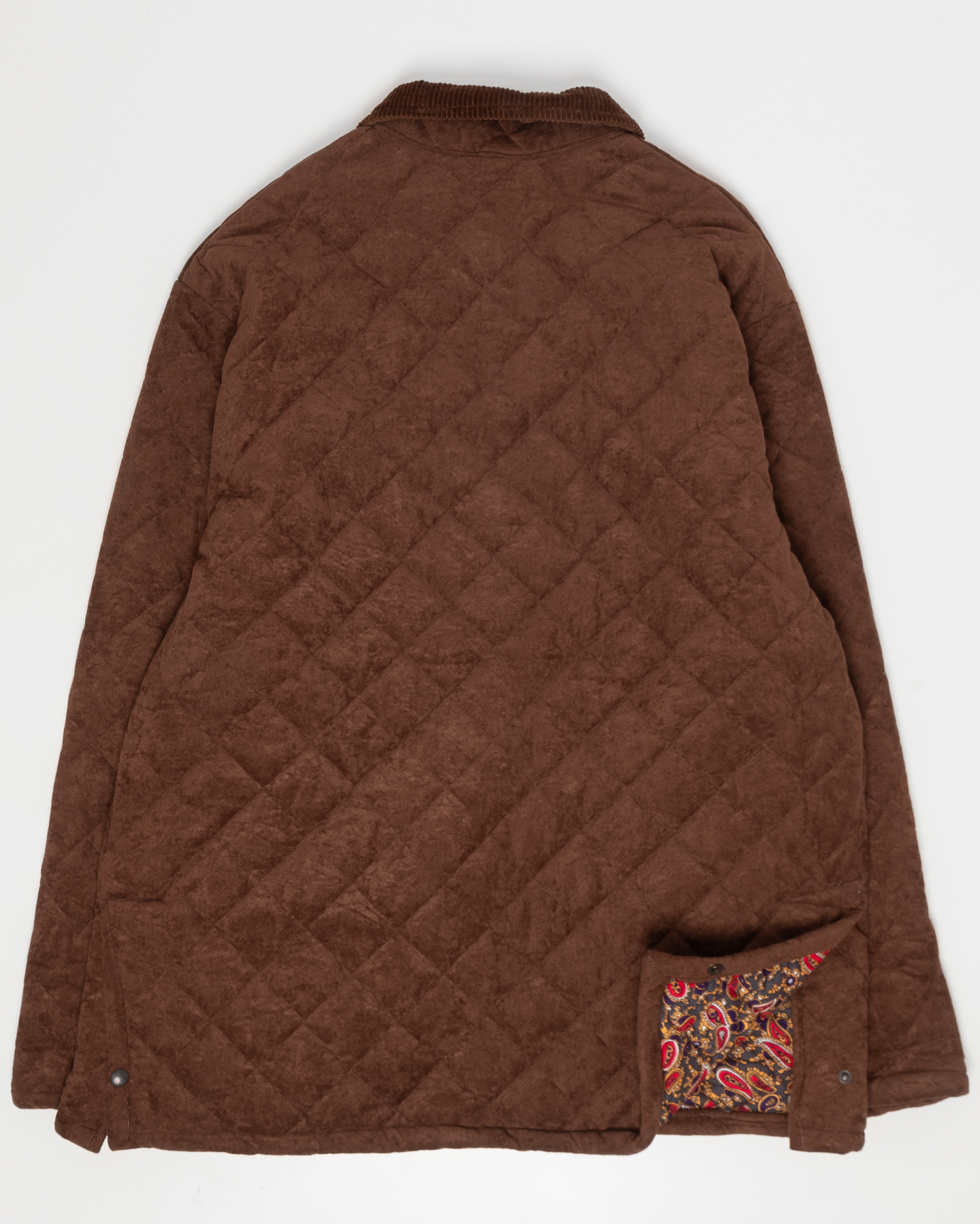 Стеганая куртка с бархатистым воротником — фото 2