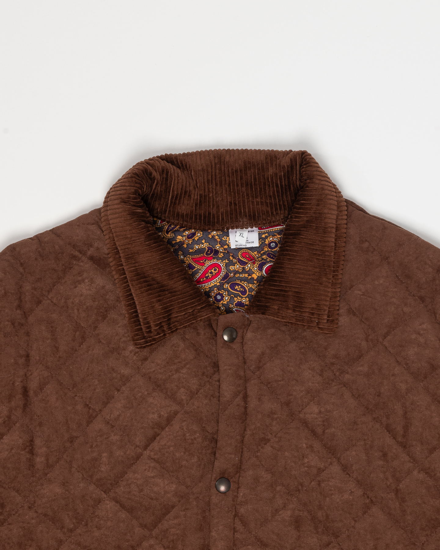 Стеганая куртка с бархатистым воротником — фото 3