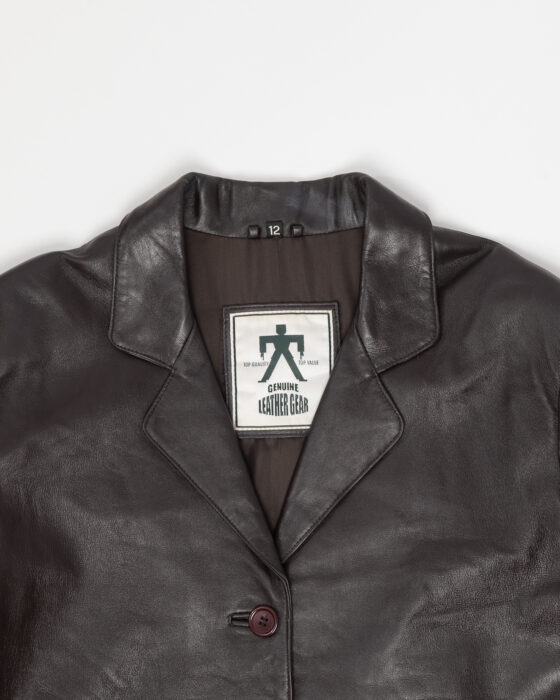 Пальто из натуральной кожи — фото 3