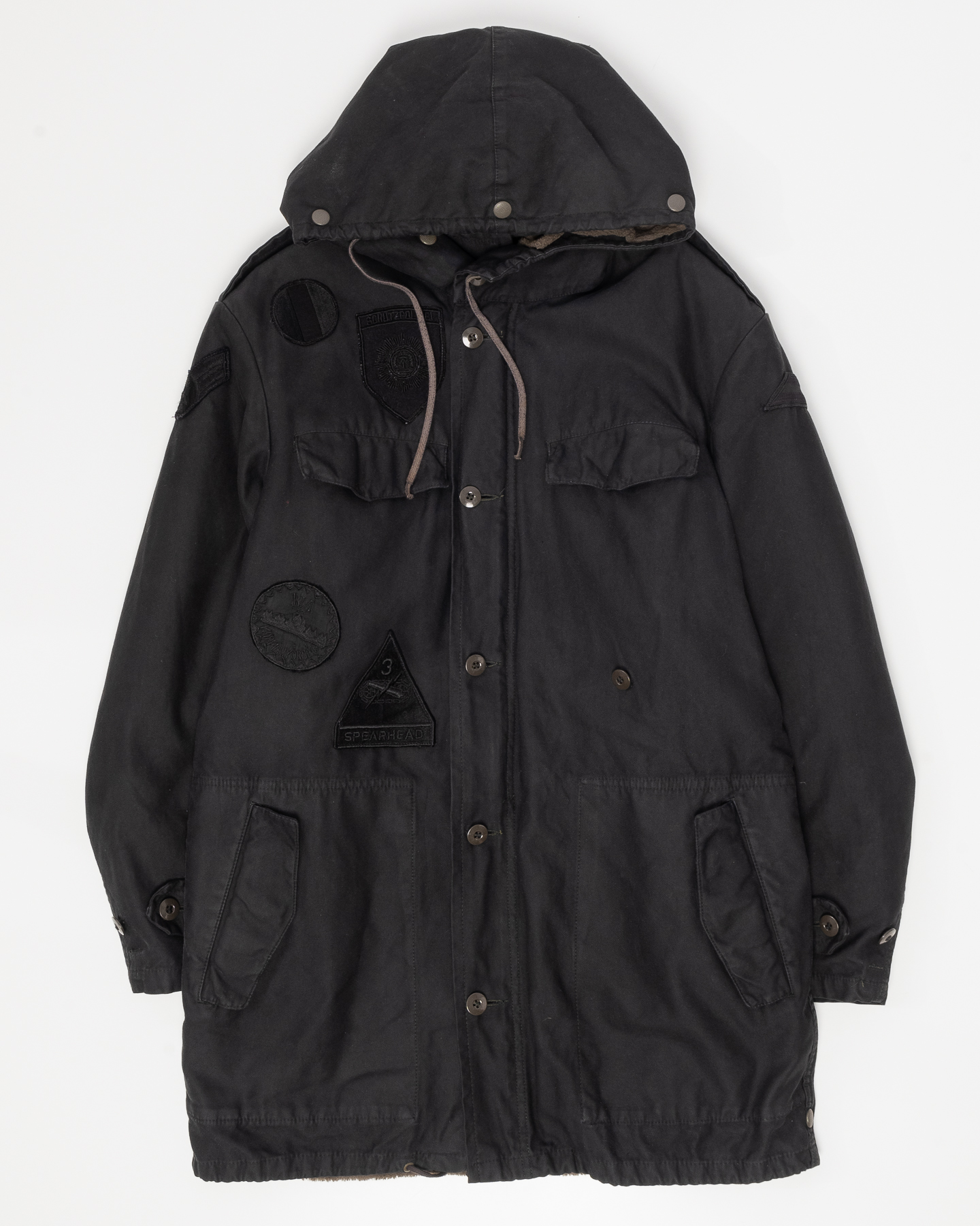 Парка с нашивками