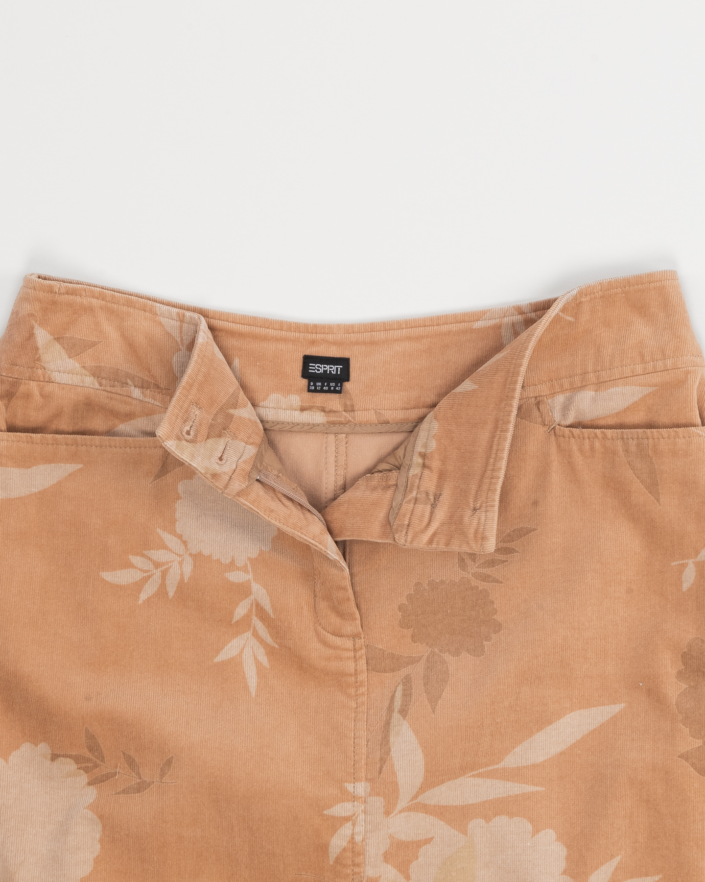 Юбка из хлопкового вельвета Esprit — фото 4