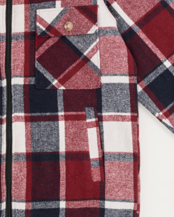 Рубашка-куртка в крупную клетку Fashion News — фото 4