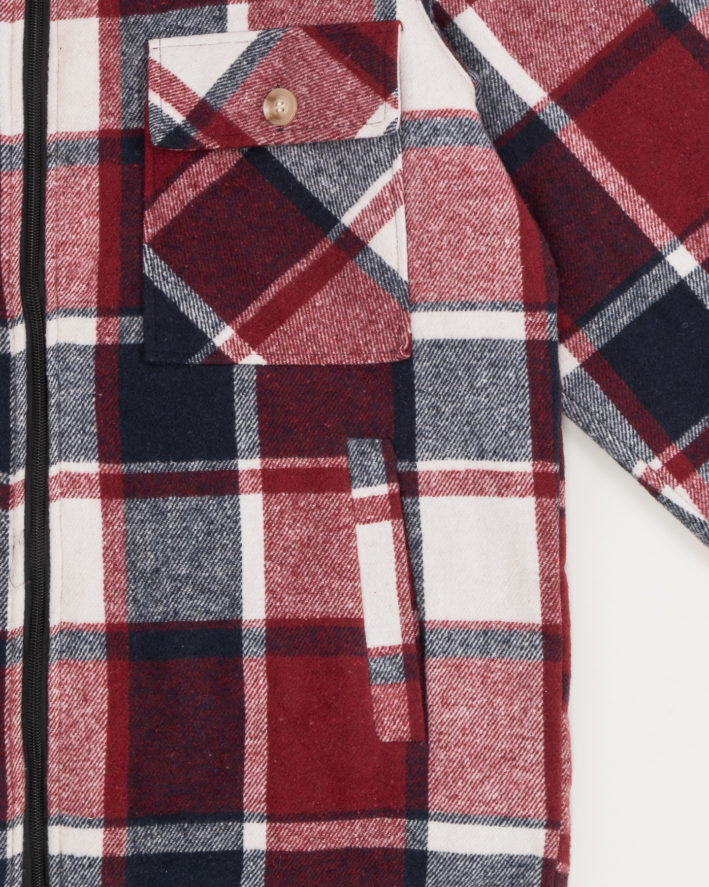 Рубашка-куртка в крупную клетку Fashion News — фото 4