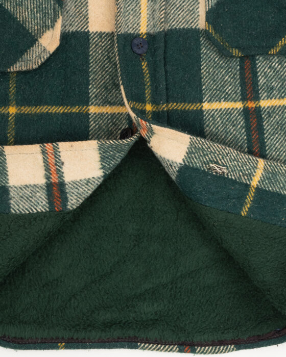 Рубашка-куртка в крупную клетку — фото 5