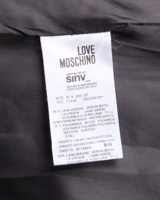 Пальто Love Moschino с капюшоном Moschino — фото 7