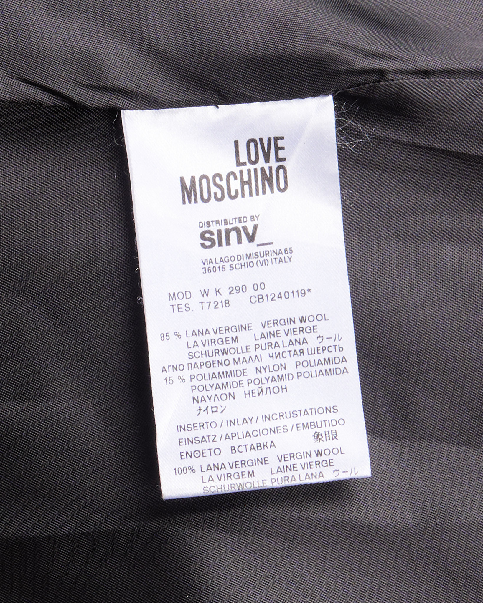 Пальто Love Moschino с капюшоном Moschino — фото 7