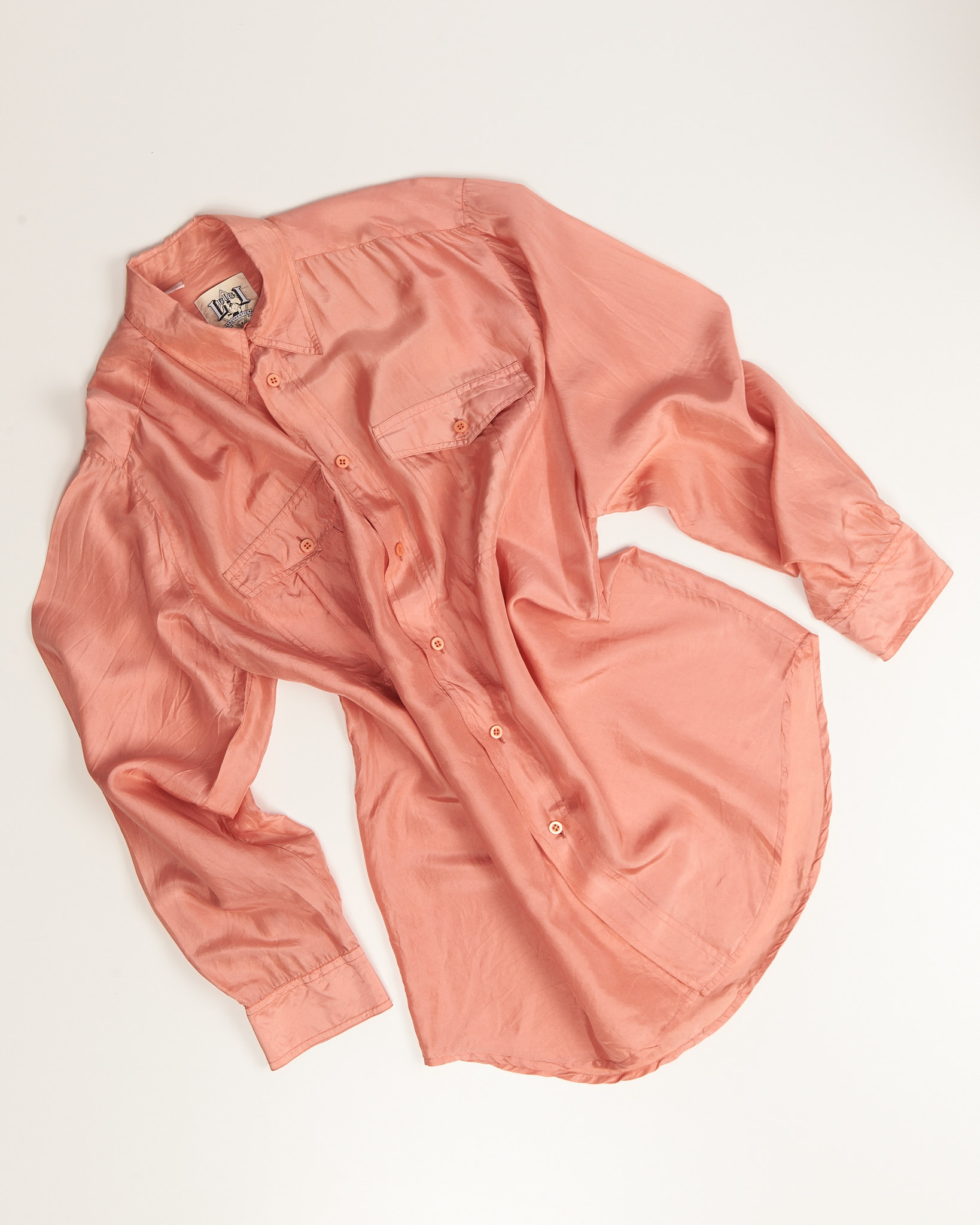 Рубашка из шёлка Luigi Authentic Luigi Authentic — фото 3