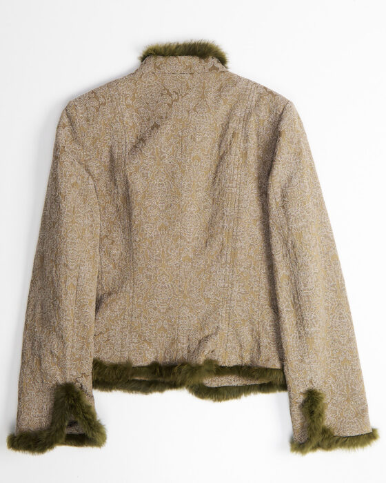 Жакет с фактурной отделкой и мехом More & More — фото 2