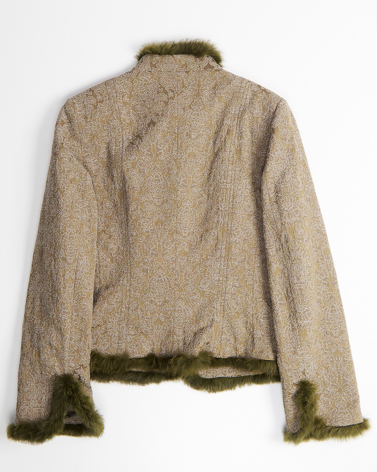 Жакет с фактурной отделкой и мехом More & More — фото 2