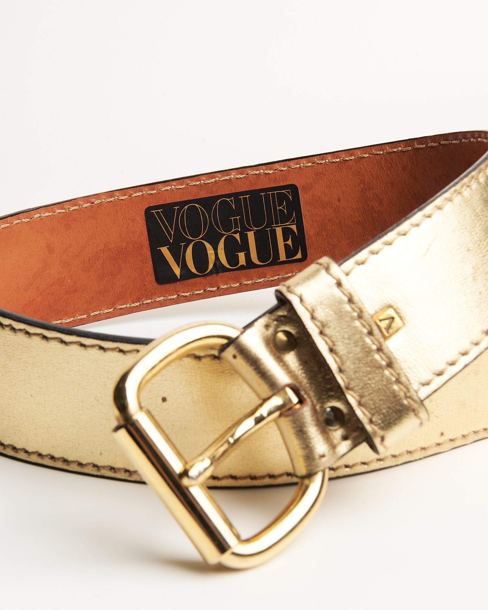 Ремень с золотистым покрытием Vogue Vogue — фото 3