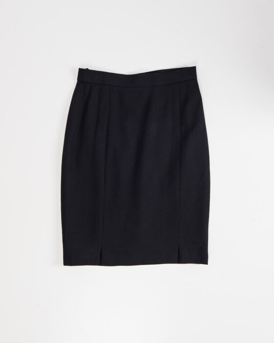 Юбка из шерсти прямого кроя