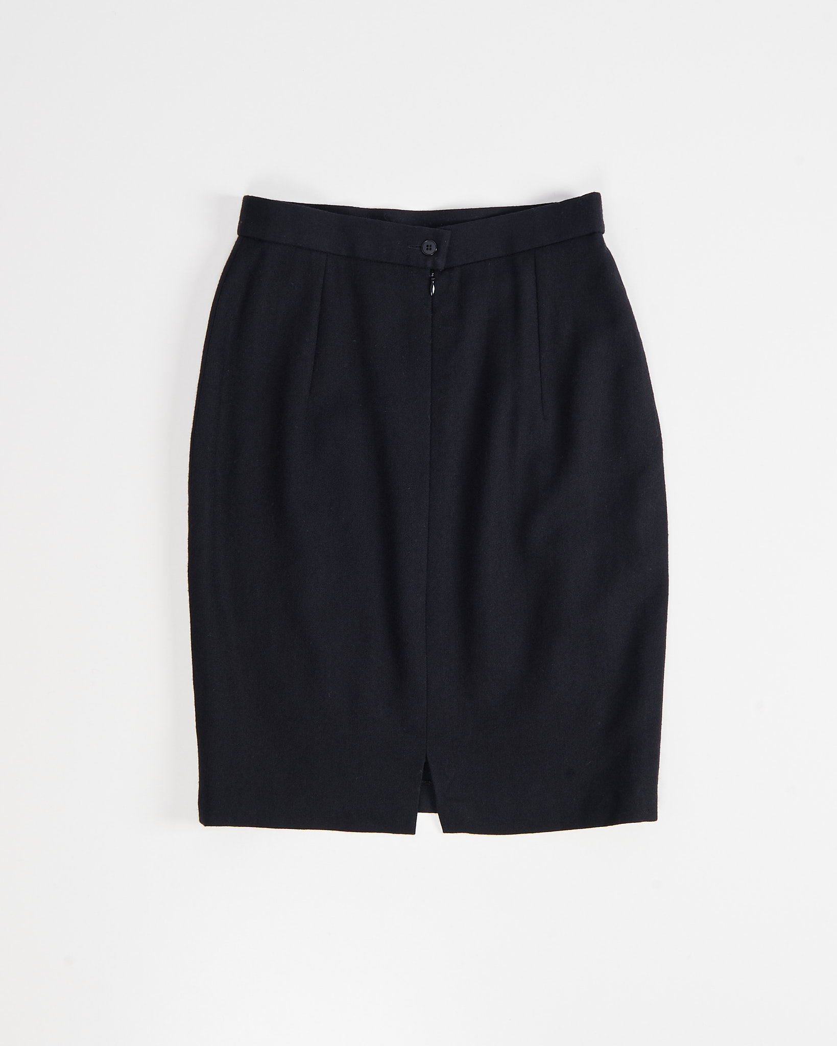 Юбка из шерсти прямого кроя — фото 2