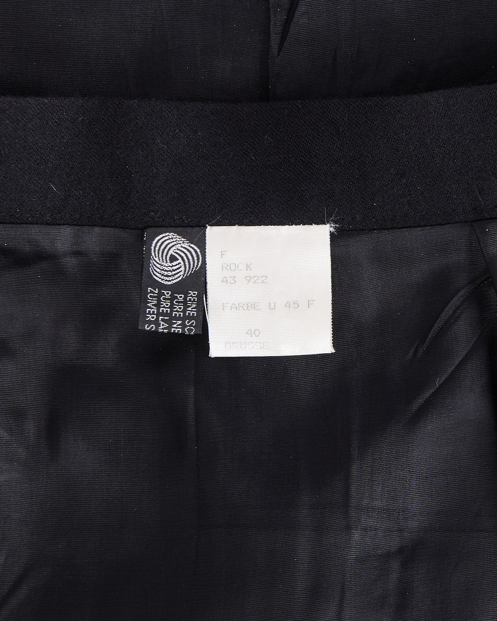 Юбка из шерсти прямого кроя — фото 4