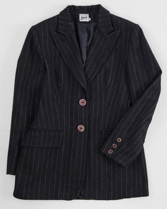 Жакет в тонкую полоску из шерсти Max Dine