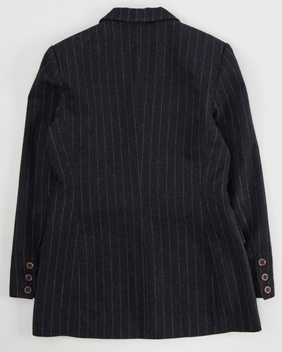 Жакет в тонкую полоску из шерсти Max Dine — фото 2