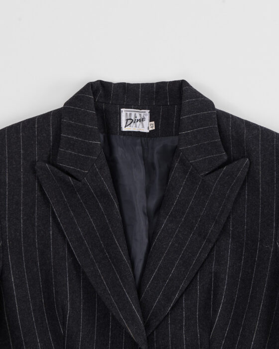Жакет в тонкую полоску из шерсти Max Dine — фото 4
