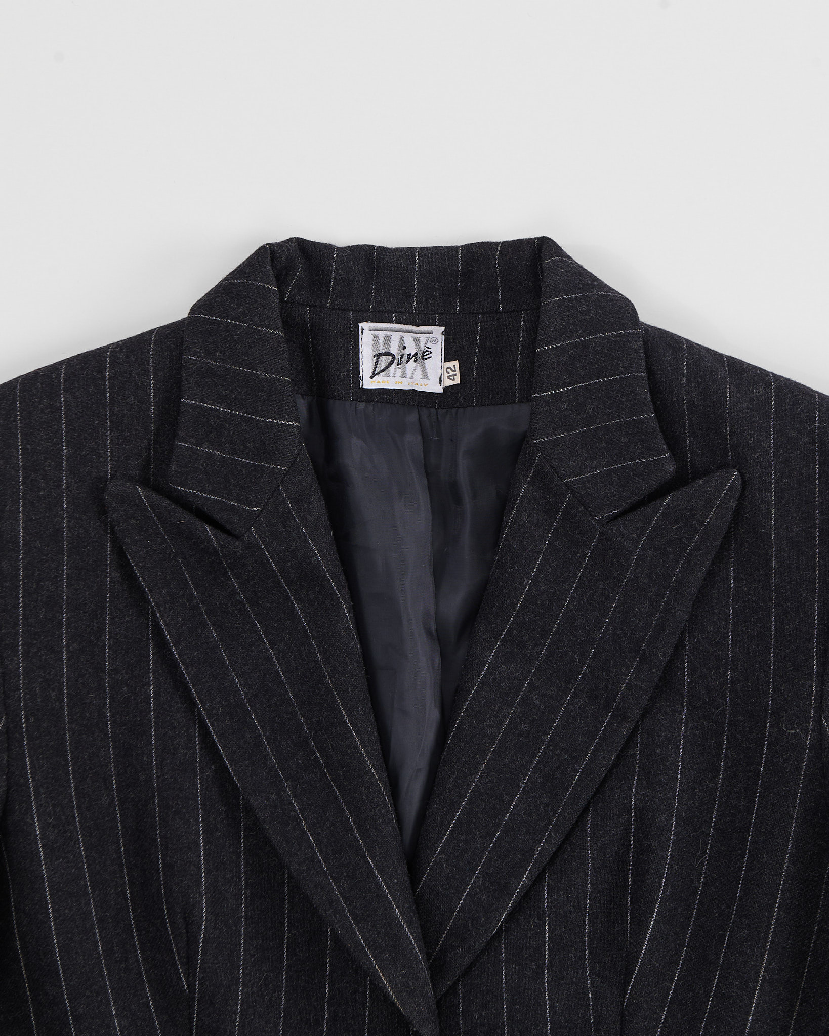 Жакет в тонкую полоску из шерсти Max Dine — фото 4