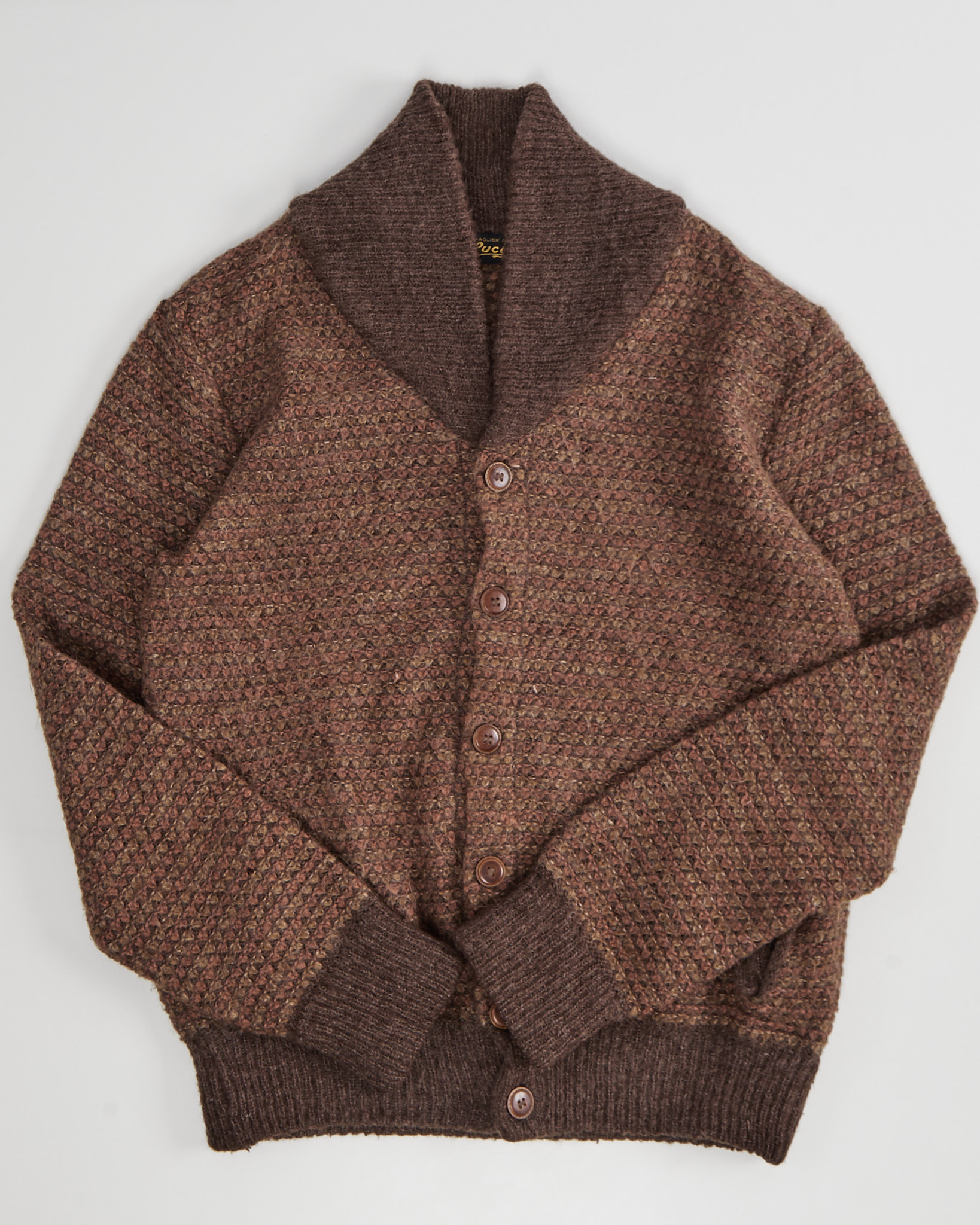 Кардиган и шерсти с  узором