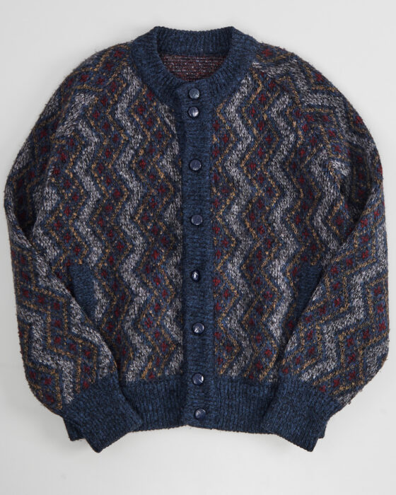 Винтажный кардиган с узором