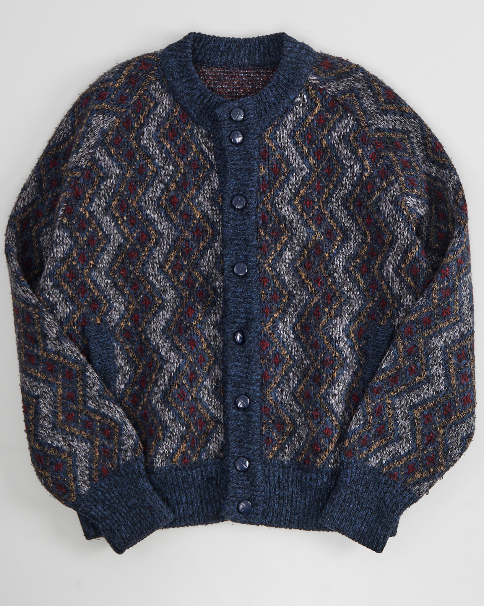 Винтажный кардиган с узором