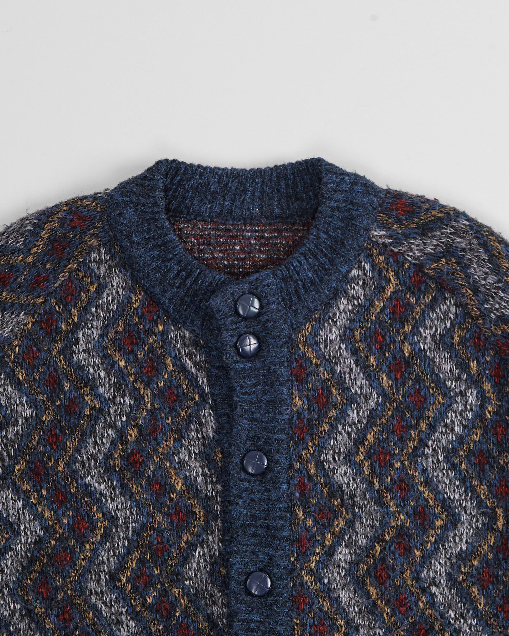 Винтажный кардиган с узором — фото 3