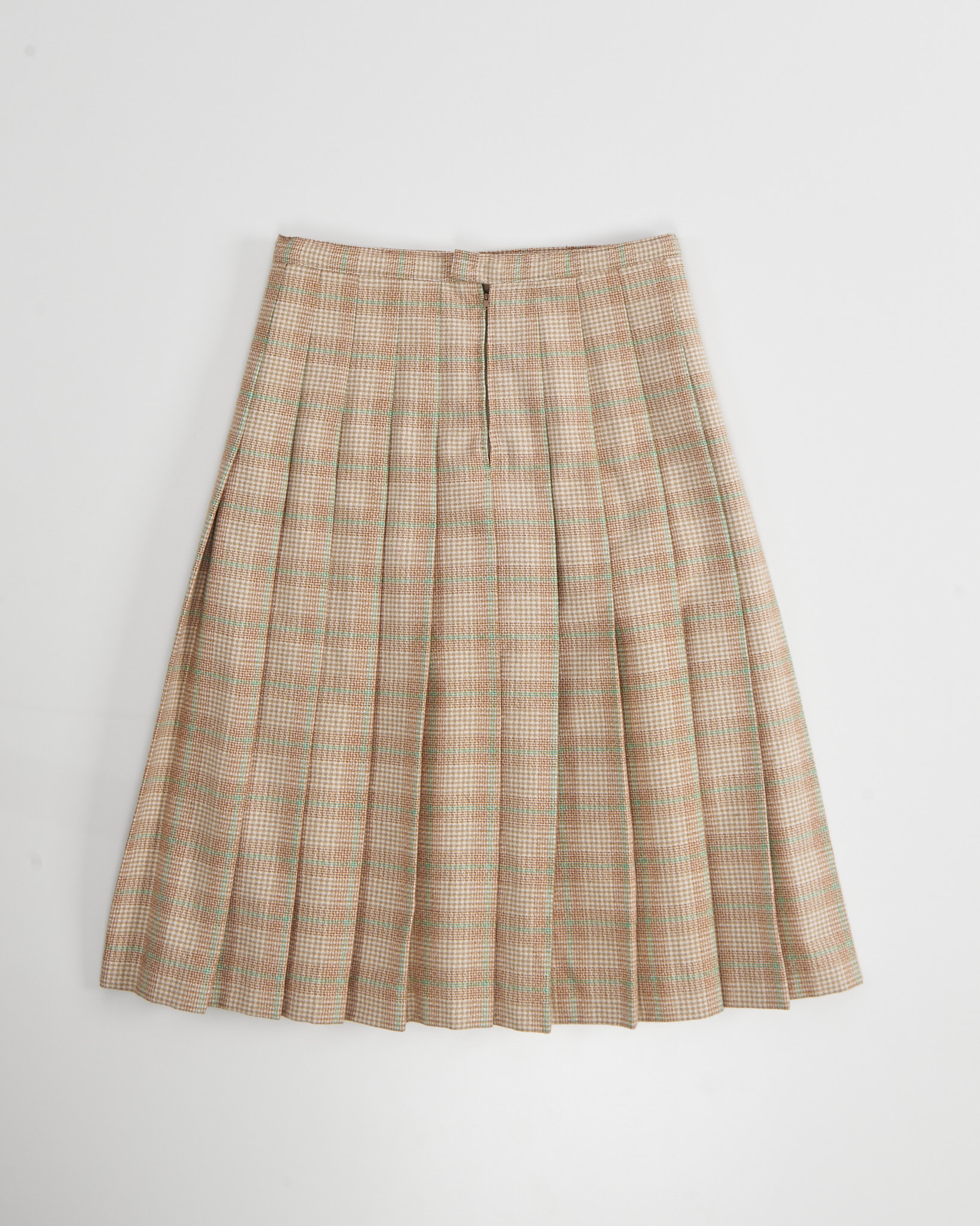 Юбка плиссированная в клетку — фото 2