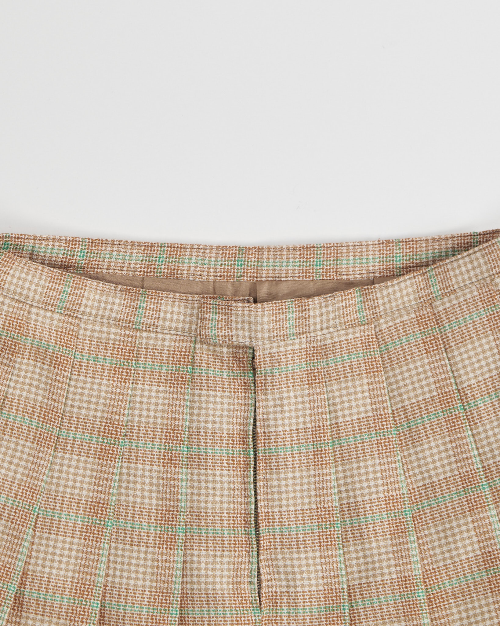 Юбка плиссированная в клетку — фото 3