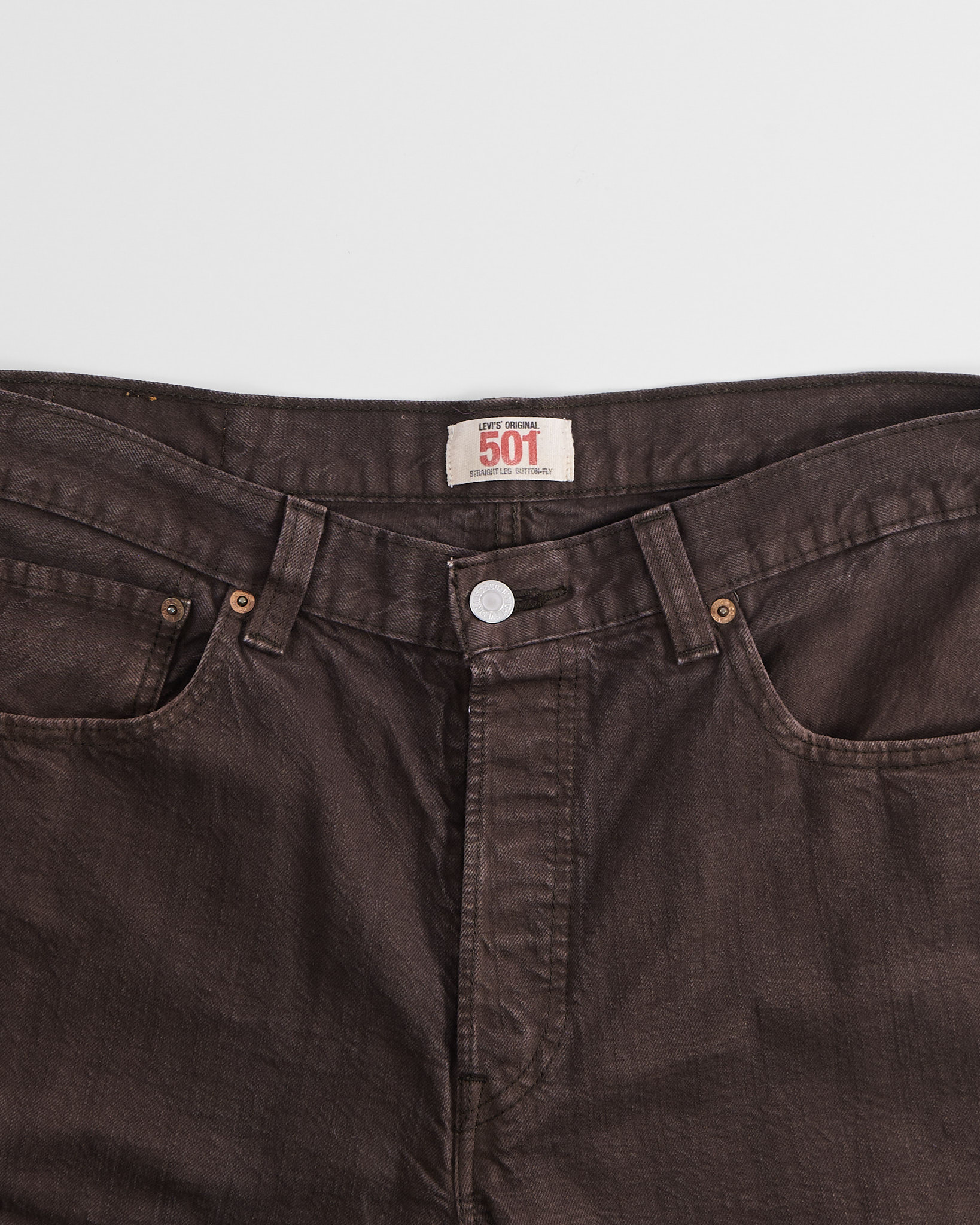 Джинсы коричневые Levi’s 501 Levi’s — фото 4