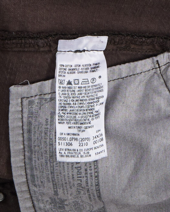 Джинсы коричневые Levi’s 501 Levi’s — фото 5