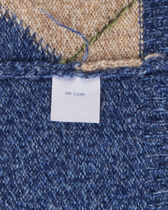 Свитер с ромбами из шерсти Club Room Club Room — фото 4