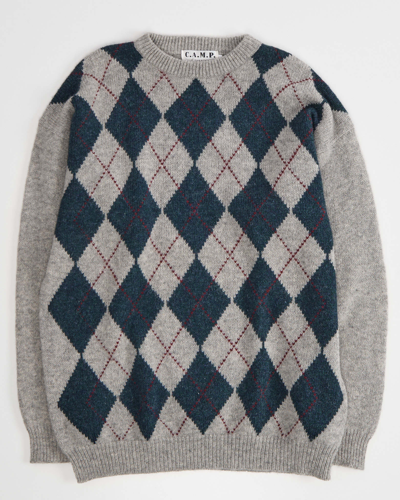 Шерстяной свитер с ромбовым узором C.A.M.P. Classics