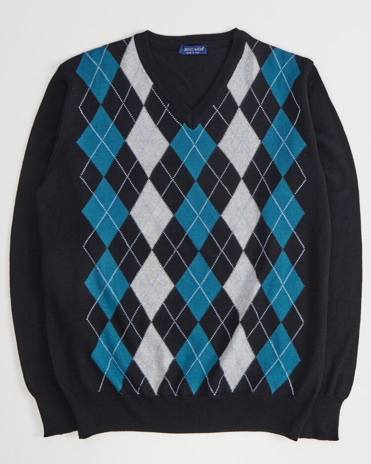 Свитер с ромбами Lorenzo Magni