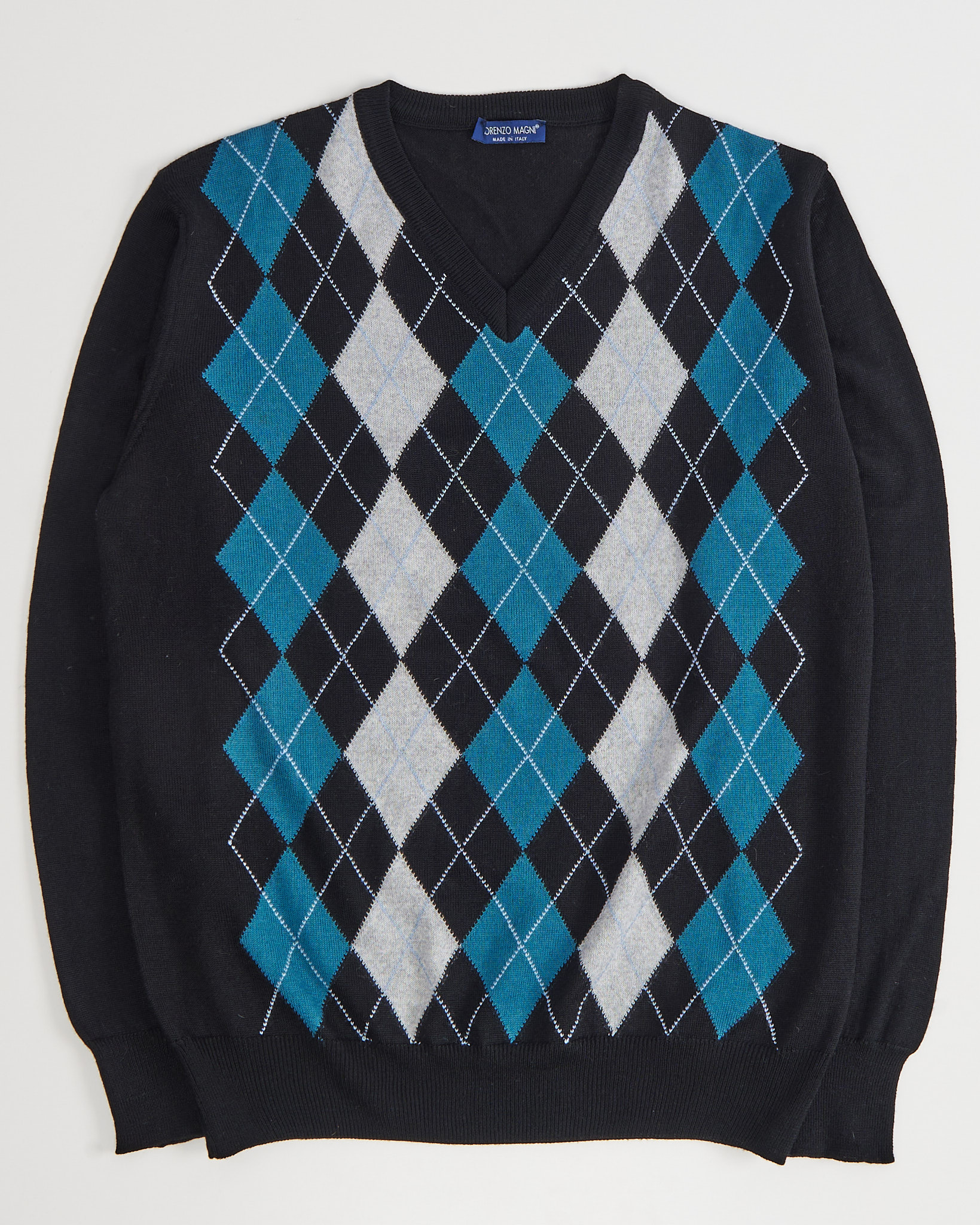 Свитер с ромбами Lorenzo Magni Lorenzo Magni