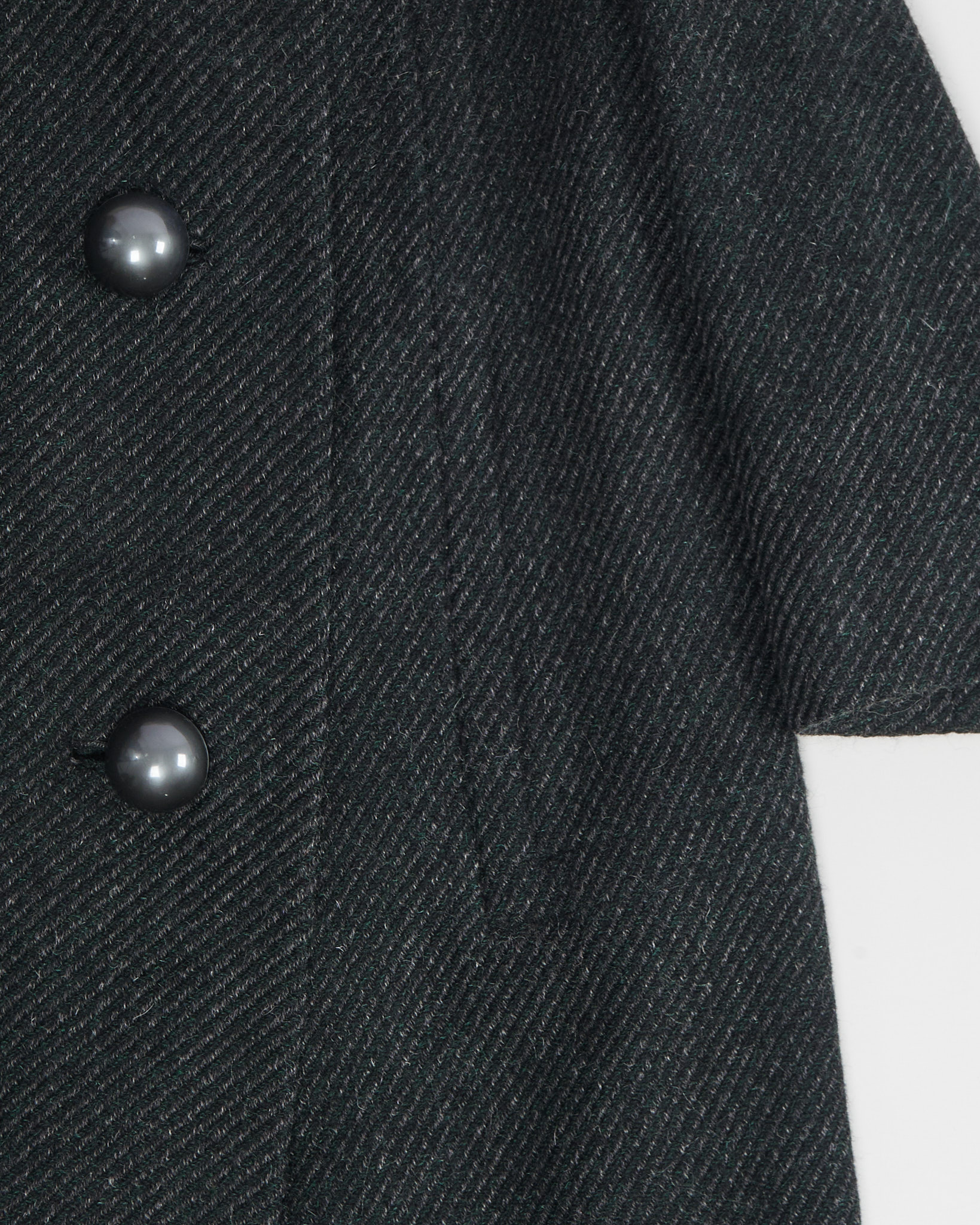 Пальто из шерсти с меховым воротником — фото 4