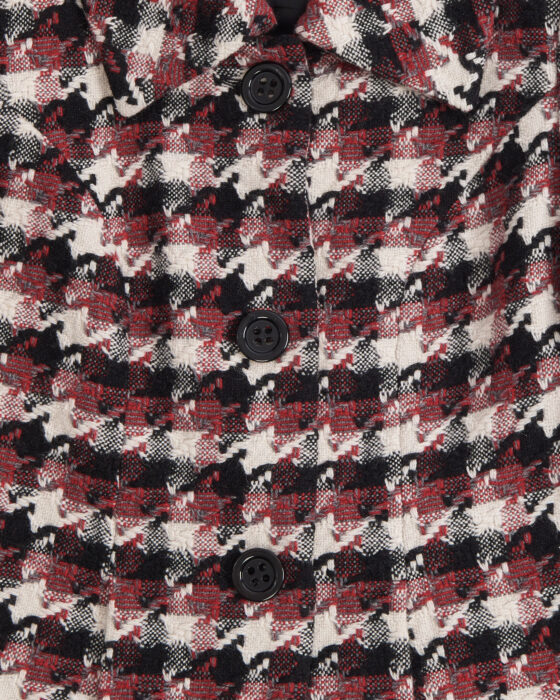 Укороченное пальто пье де пуль — фото 4