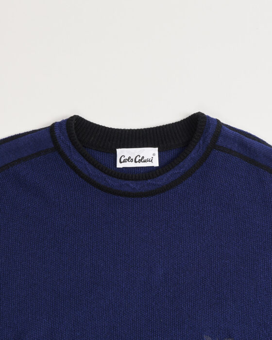 Синий свитер Carlo Colucci Carlo Colucci — фото 3