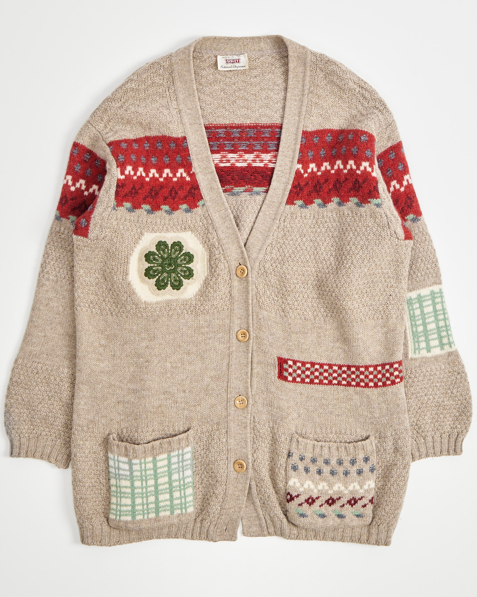 Кардиган из мягкой шерсти от Sisley Sisley