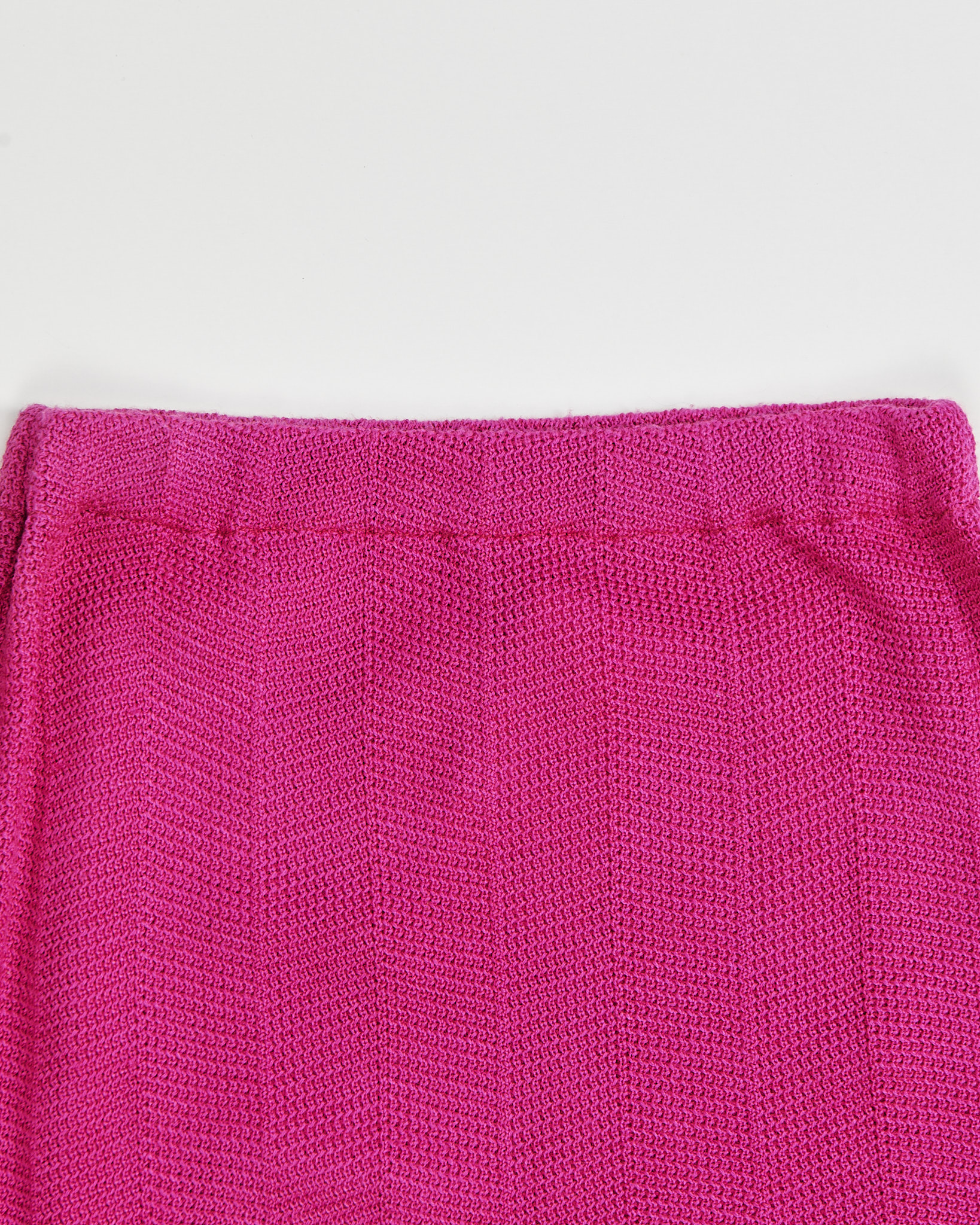 Вязаная юбка с контрастными полосами — фото 4