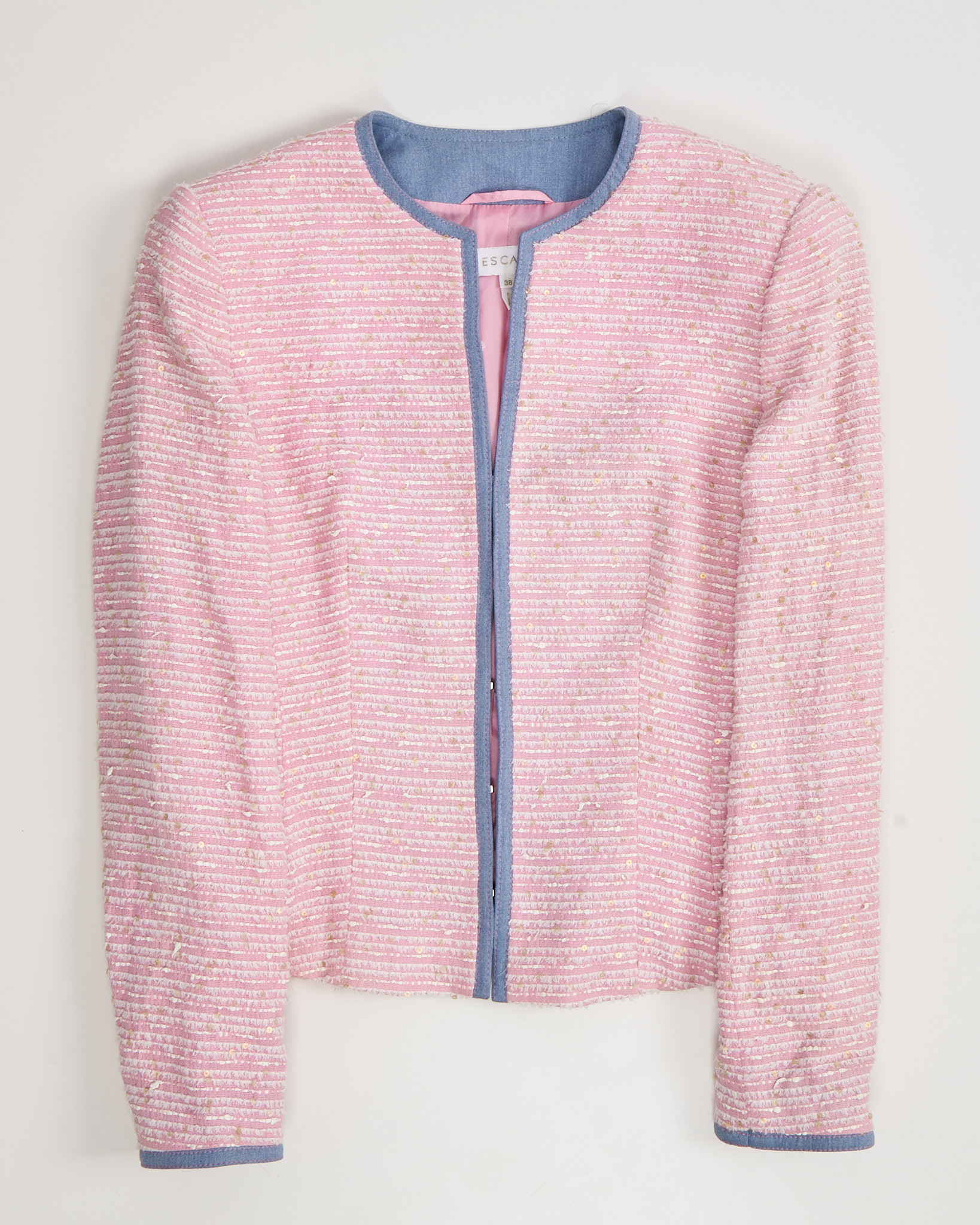 Жакет Escada из розового твида Escada