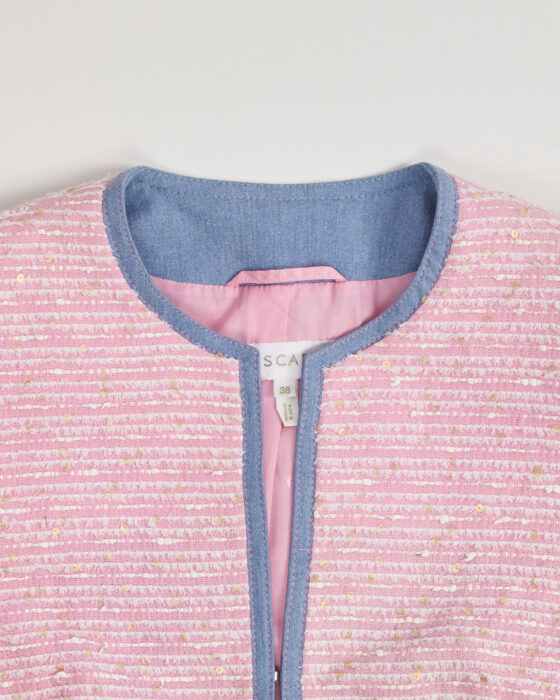 Жакет Escada из розового твида Escada — фото 3