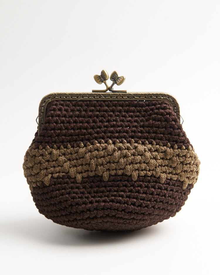 Вязаная сумка-кошелёк