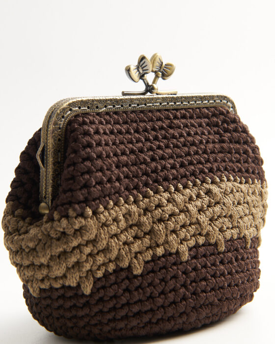 Вязаная сумка-кошелёк — фото 4