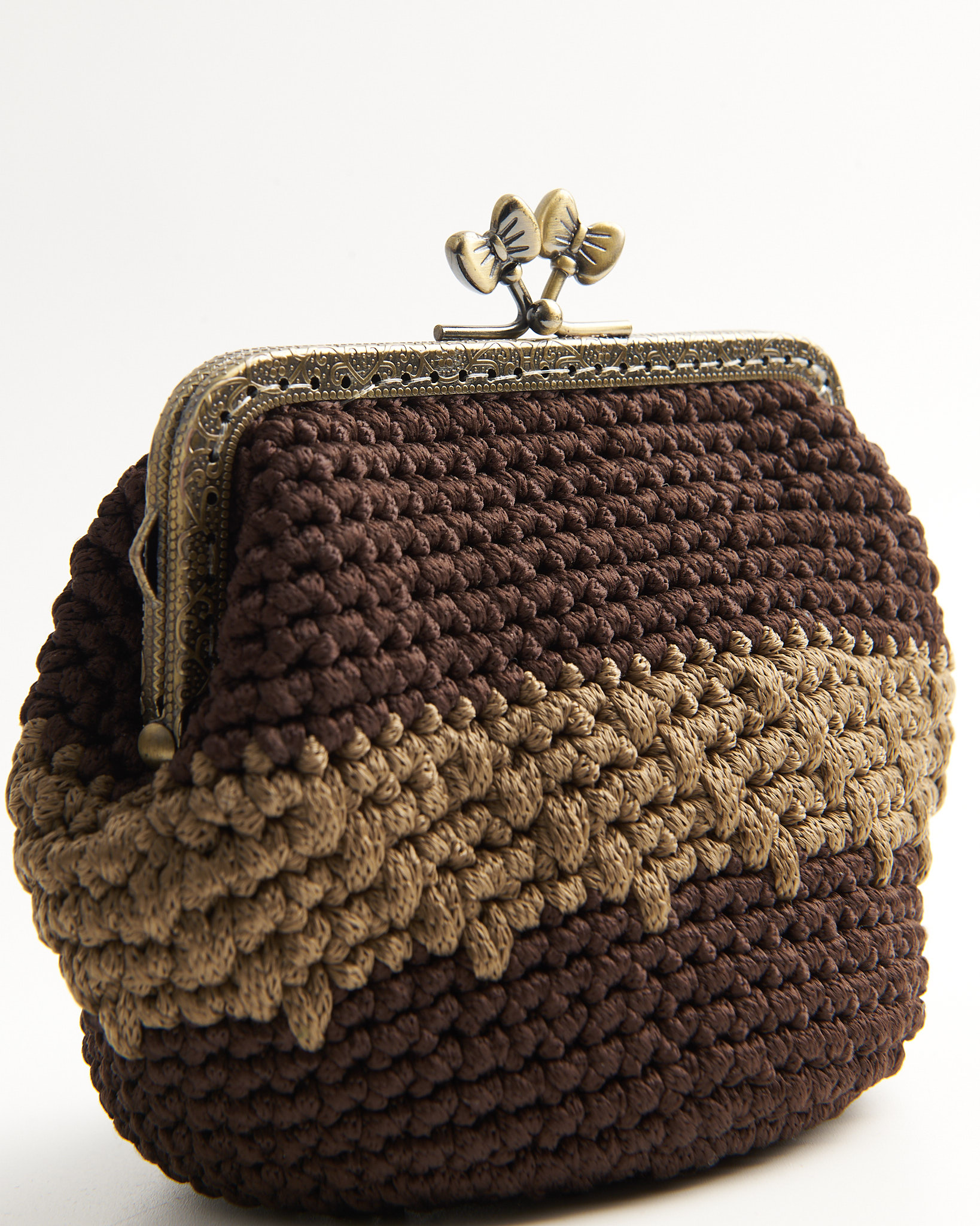 Вязаная сумка-кошелёк — фото 4