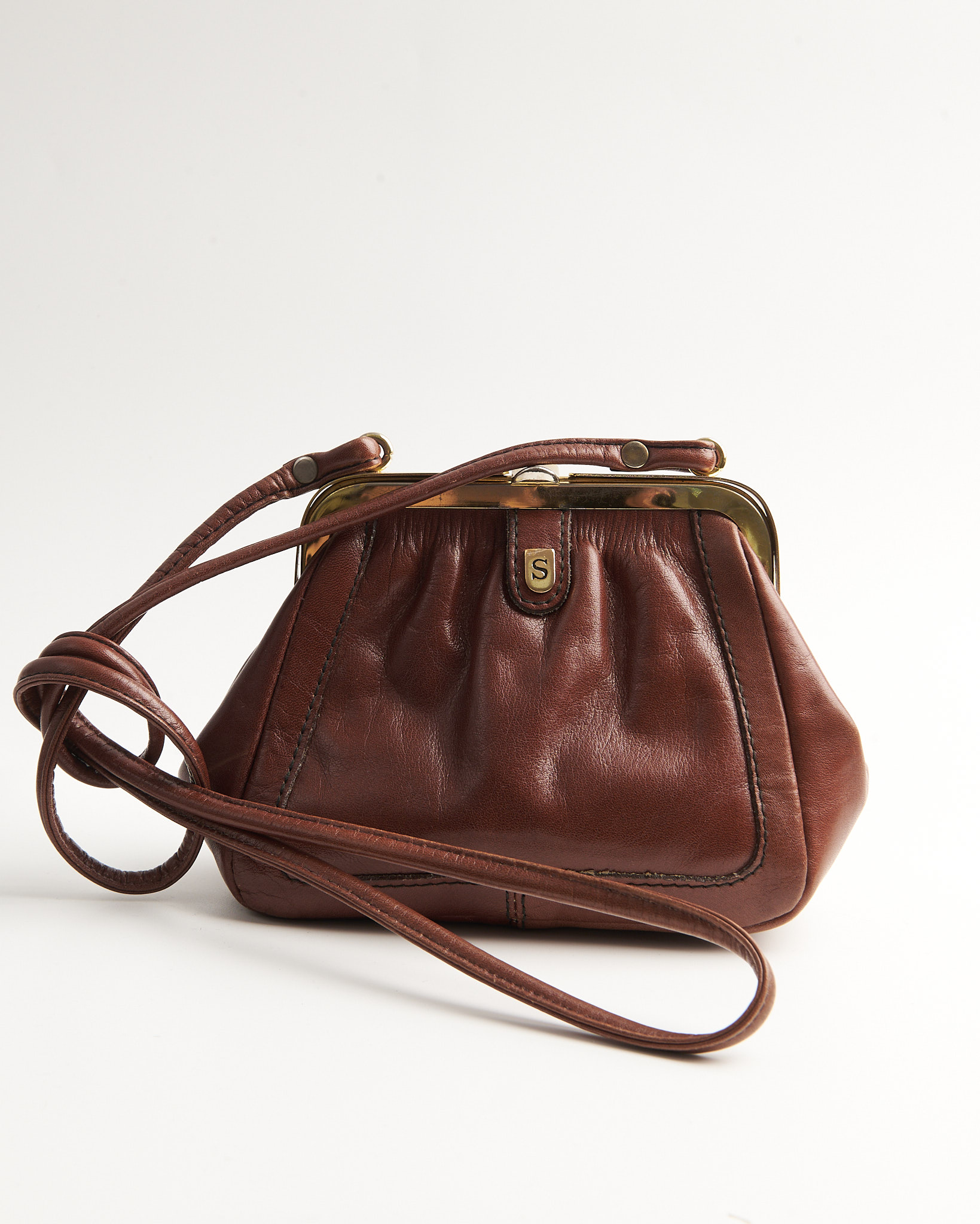 Сумка-ридикюль из натуральной кожи — фото 2