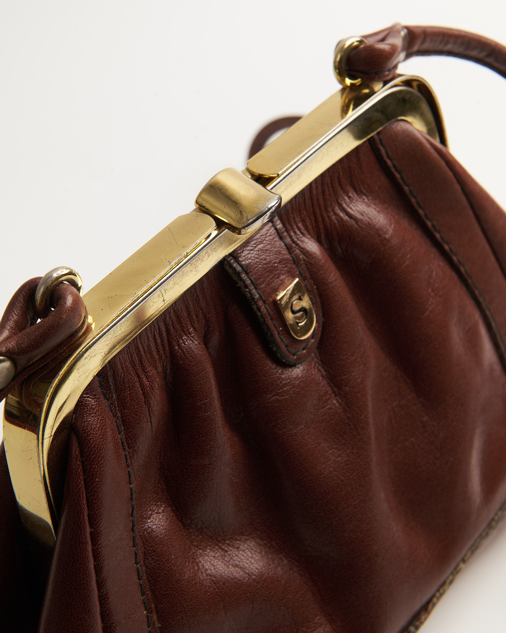 Сумка-ридикюль из натуральной кожи — фото 6