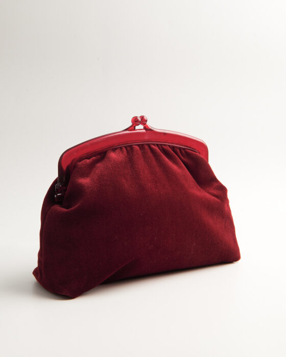 Сумка-клатч из бархата — фото 3