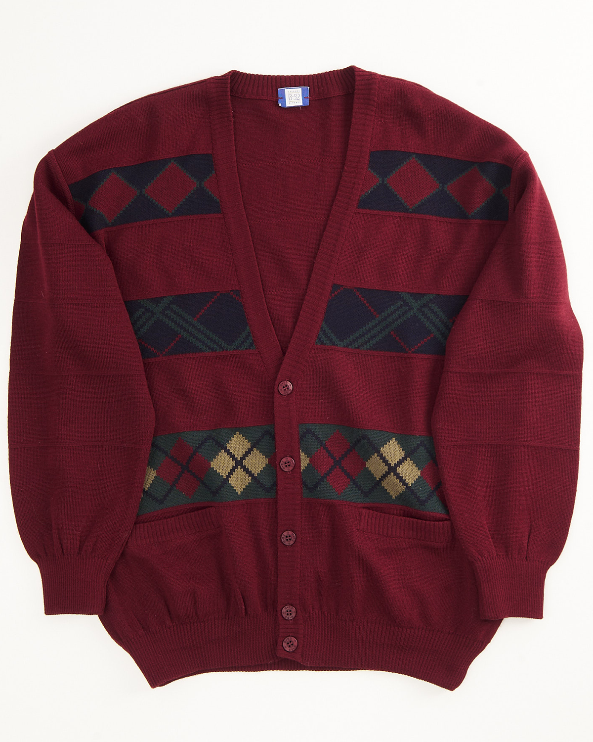 Винтажный кардиган с узором