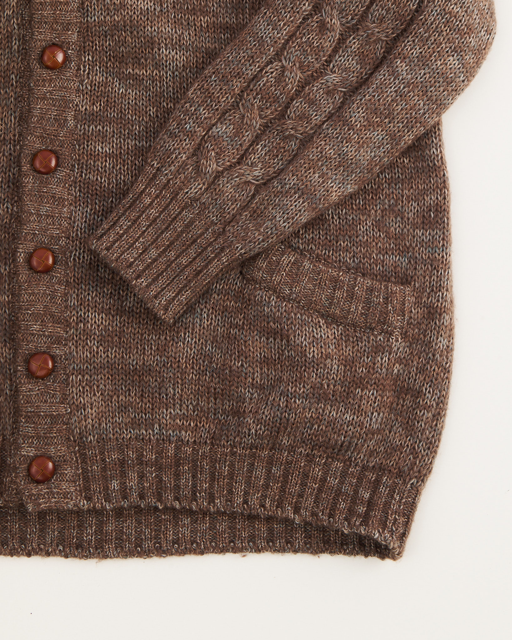 Кардиган из шерсти made in Italy — фото 6