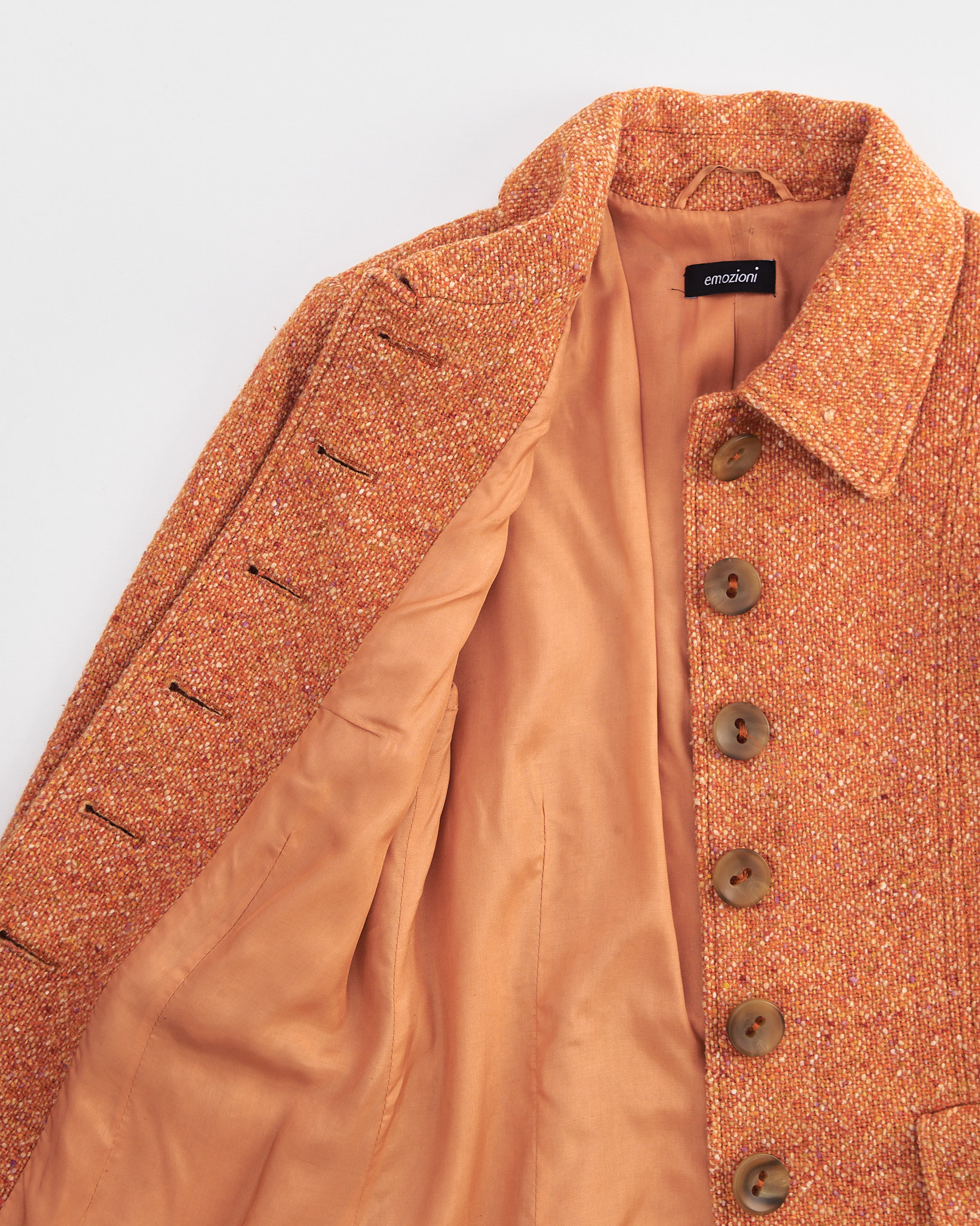 Пальто из твидовой шерсти Emozioni — фото 4